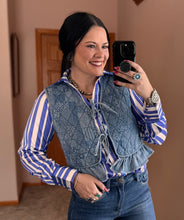 Load image into Gallery viewer, Denim Quilted Vest **2 COLORS**
