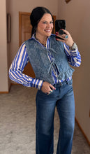 Load image into Gallery viewer, Denim Quilted Vest **2 COLORS**
