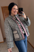 Load image into Gallery viewer, Mixed Media Quilted Jacket **2 COLORS**
