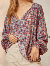 Load image into Gallery viewer, Floral Top **2 COLORS** - PLUS
