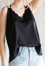 Load image into Gallery viewer, Scallop Tank Top **2 COLORS**
