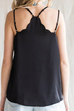 Load image into Gallery viewer, Scallop Tank Top **2 COLORS**
