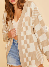 Load image into Gallery viewer, Checkered Cardigan **2 COLORS**
