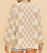 Load image into Gallery viewer, Checkered Cardigan **2 COLORS**
