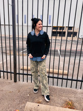 Load image into Gallery viewer, Wide Leg Camo KanCan Jeans
