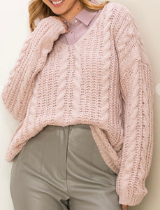 Cable Knit Sweater **3 COLORS**