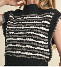 Load image into Gallery viewer, Mock Neck Sweater Vest **2 COLORS**
