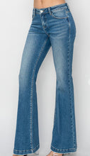 Load image into Gallery viewer, Medium Wash Flare Risen Jeans - PLUS
