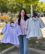 Load image into Gallery viewer, Striped Smocked Top ** 3 COLORS **
