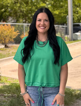 Load image into Gallery viewer, Drawstring Hem Top ** 3 COLORS **
