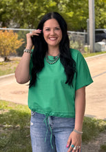 Load image into Gallery viewer, Drawstring Hem Top ** 3 COLORS **
