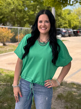 Load image into Gallery viewer, Drawstring Hem Top ** 3 COLORS **
