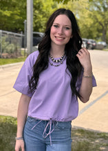 Load image into Gallery viewer, Drawstring Hem Top ** 3 COLORS **
