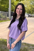 Load image into Gallery viewer, Drawstring Hem Top ** 3 COLORS **
