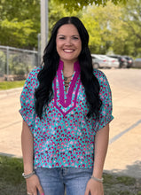 Load image into Gallery viewer, Dot Print Dolman Sleeve Top ** 2 COLORS **
