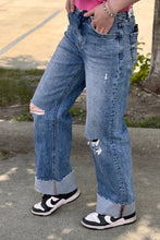 Load image into Gallery viewer, Lovervet High Rise Wide Leg Cuffed Jeans **PLUS**
