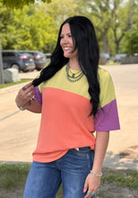 Load image into Gallery viewer, Colorblock Urban Ribbed Top **2 COLORS**
