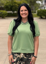 Load image into Gallery viewer, Crochet Trim Top ** 2 COLORS **
