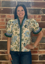 Load image into Gallery viewer, Floral Puff Sleeve Top **2 COLORS** - PLUS

