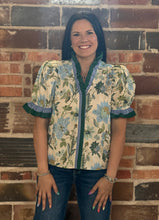 Load image into Gallery viewer, Floral Puff Sleeve Top **2 COLORS** - PLUS
