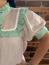 Load image into Gallery viewer, Pink Mix Striped Top
