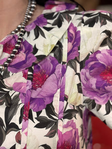 Orchid Floral Top