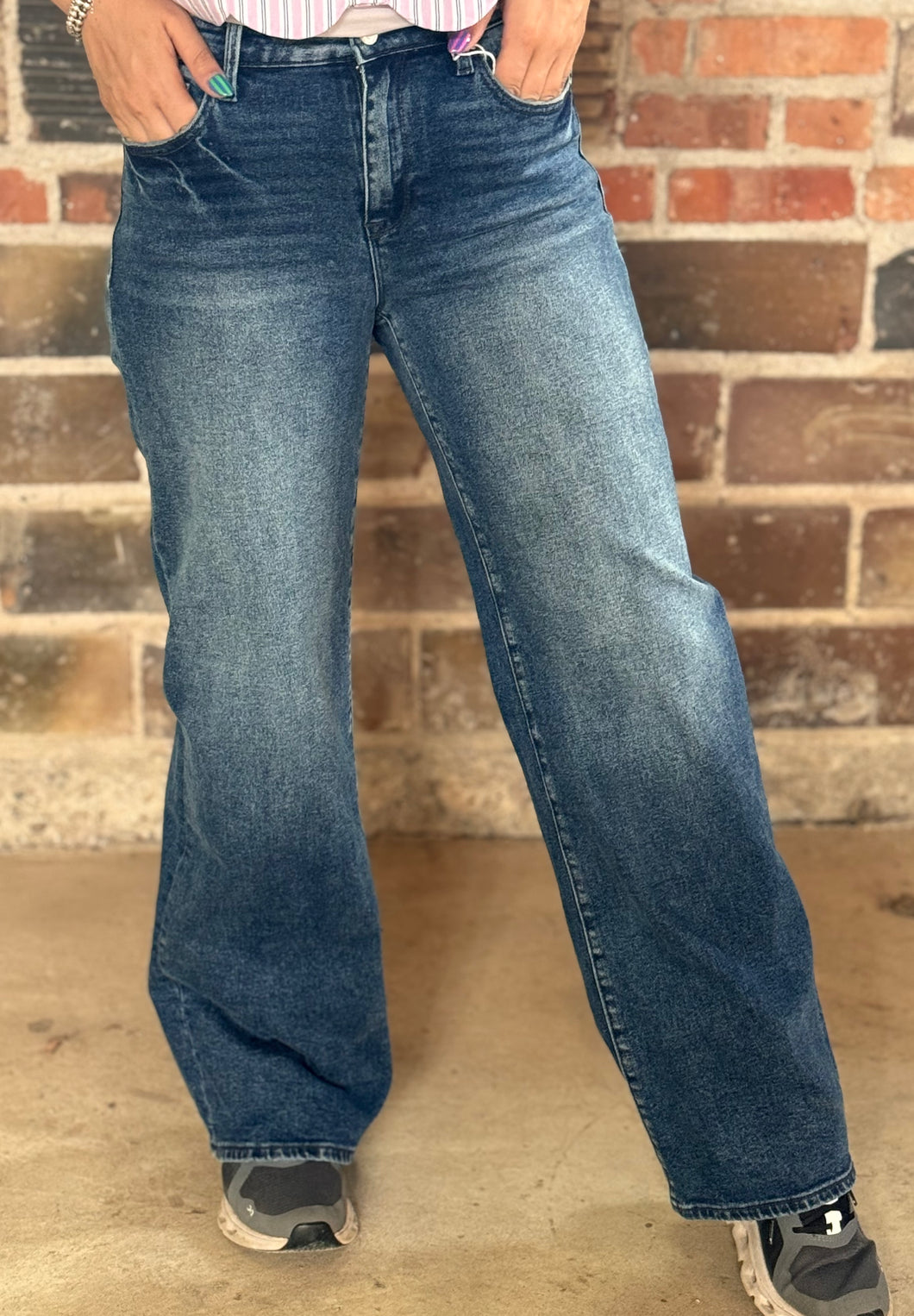 Wide Leg Comfort Stretch Petra Jeans