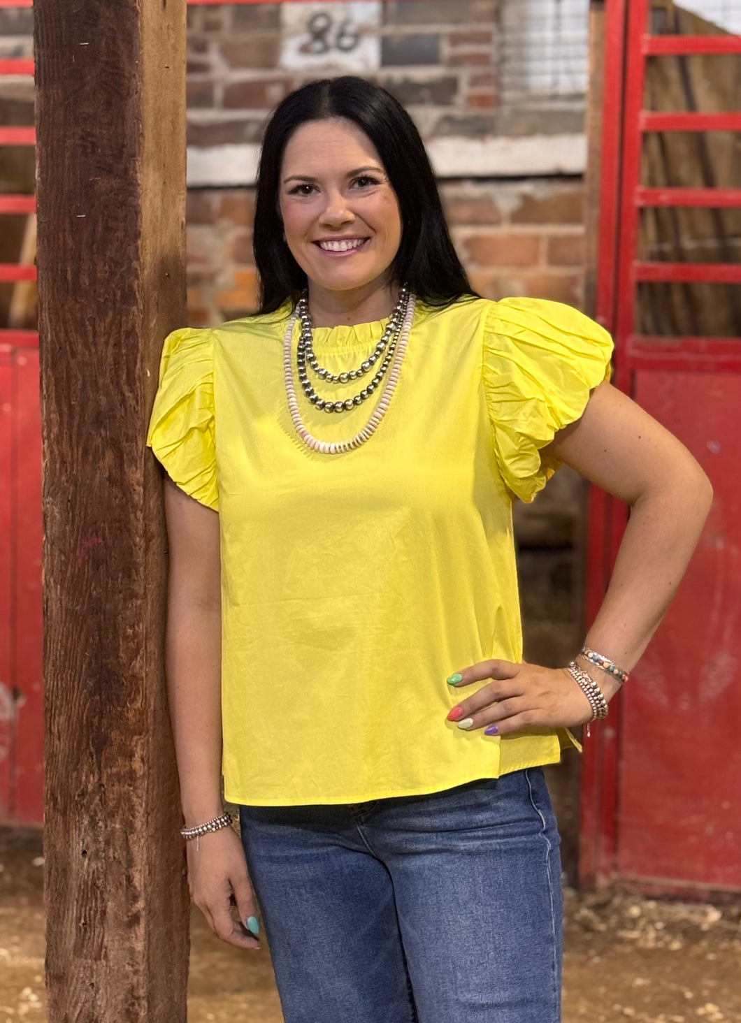 Poplin Top **4 COLORS**