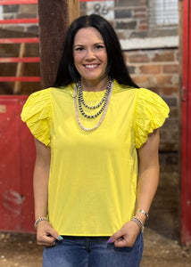 Poplin Top **4 COLORS**