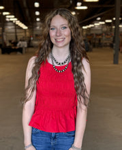 Load image into Gallery viewer, Smocked Bow Detail Top **4 COLORS**
