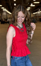 Load image into Gallery viewer, Smocked Bow Detail Top **4 COLORS**
