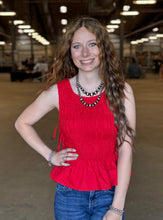 Load image into Gallery viewer, Smocked Bow Detail Top **4 COLORS**
