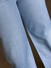Load image into Gallery viewer, High Rise Stripe Pocket Wide Leg Trouser Hem Vervet Jeans
