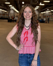 Load image into Gallery viewer, Gingham Smocked Bow Top **2 COLORS**
