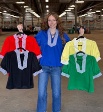 Load image into Gallery viewer, Striped Contrast Top ** 5 COLORS **
