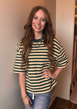 Load image into Gallery viewer, Waffle Striped Top **4 COLORS**
