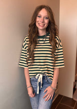 Load image into Gallery viewer, Waffle Striped Top **4 COLORS**
