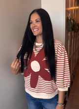 Load image into Gallery viewer, Striped Daisy Top **2 COLORS**
