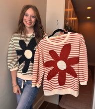 Load image into Gallery viewer, Striped Daisy Top **2 COLORS**
