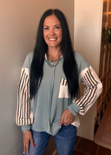 Load image into Gallery viewer, Teal Urban Ribbed Top
