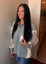 Load image into Gallery viewer, Teal Urban Ribbed Top

