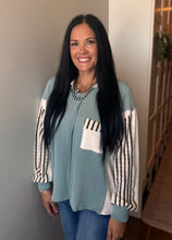 Load image into Gallery viewer, Teal Urban Ribbed Top
