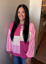 Load image into Gallery viewer, Hot Pink Colorblock Top

