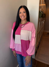 Load image into Gallery viewer, Hot Pink Colorblock Top
