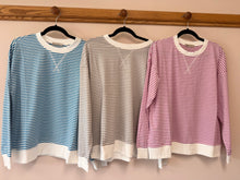 Load image into Gallery viewer, Striped Pullover Top **3 COLORS**
