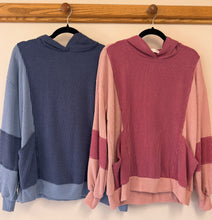 Load image into Gallery viewer, Urban Ribbed Hoodie Top **2 COLORS** - PLUS
