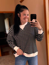 Load image into Gallery viewer, Striped Long Sleeve Pullover Top **7 COLORS**
