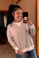 Load image into Gallery viewer, Striped Long Sleeve Pullover Top **7 COLORS**
