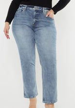 Load image into Gallery viewer, Medium Stone Wash Slim Straight KanCan Jeans - PLUS
