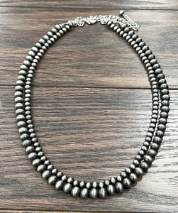 2 Strand Navajo Pearl Necklace